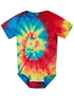 Infant Spiral Tie-Dyed Onesie