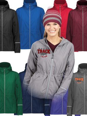 Track Mom Women's Packable Hooded Jacket